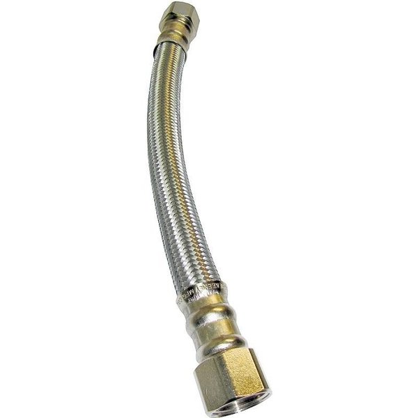 Lasco 101342 Braided Water Heater Connector, 34 in, FPT, Stainless Steel, 18 in L PP888-3LF